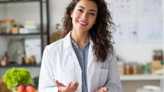 Renal Care Services - Doctora explicando hábitos saludables