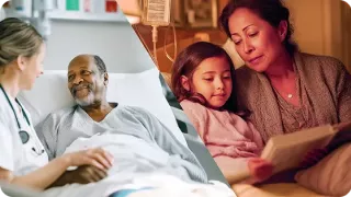 Renal Care Services - Paciente renal crónico en hospital la familia está en casa